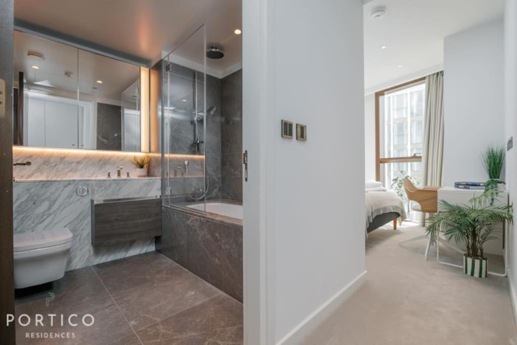 Apartamento Stunning 2-bed With Pool In Nine Elms
