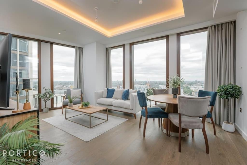 Stunning 2-bed With Pool In Nine Elms Apartamento